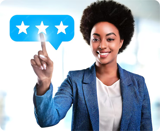 Customers purchasing products from social media ads